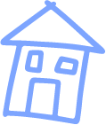 doodle de una casita